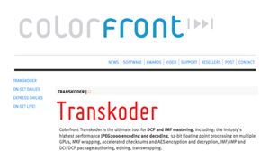 Colorfront debuts Transkoder 2016 on Mac