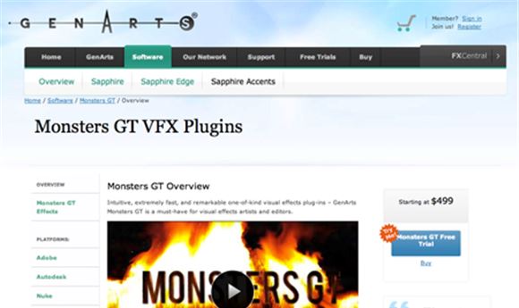 GenArts introduces new Monsters plug-ins