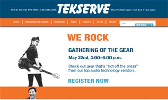Tekserve to host audio fair May 22nd