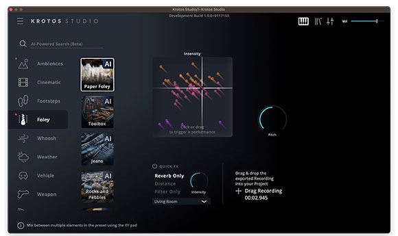 Krotos taps AI to create soundtrack ambiences