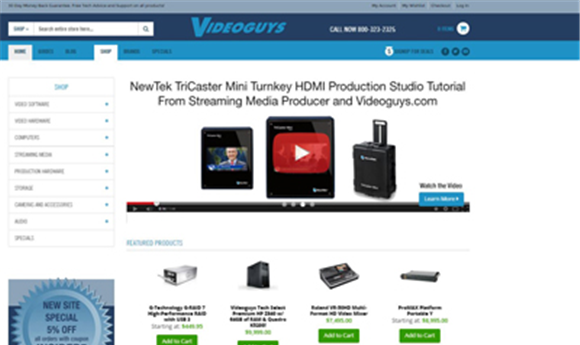 Videoguys.com improves Website, offers discount code