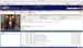A software interface displaying a profile picture, text fields, and a data table.