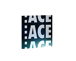 The word ACE repeated three times in a vertical stack on a dark, textured background.