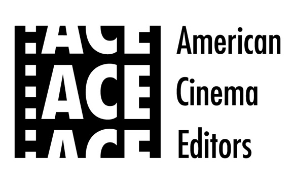 Black and white logo with stylized text reading American Cinema Editors.