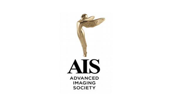 Gold winged figure statue above the text AIS Advanced Imaging Society.