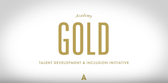 Gold text reading 'Academy GOLD' with 'TALENT DEVELOPMENT & INCLUSION INITIATIVE' below it.