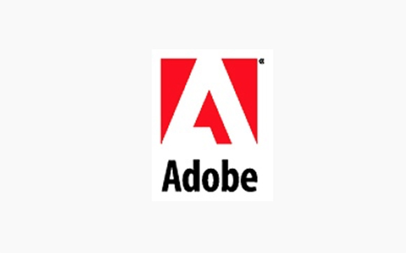 Adobe logo featuring a white stylized letter A inside a red square above the word Adobe in black text.