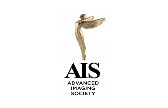 Gold winged figure statue above the text AIS Advanced Imaging Society.