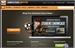 Website landing page with a dark theme, featuring a cartoon character and a tablet displaying a student schedule.