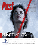 Woman's face with red slash and "PRIMETIME VFX" text.