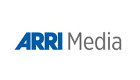 ARRI Media logo with ARRI in blue and Media in grey.