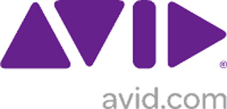 Purple geometric logo spelling AVID with avid.com text below.