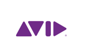 Purple Avid logo consisting of stylized geometric shapes on a white background.