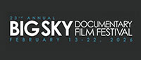 Logo for the 23rd Annual Big Sky Documentary Film Festival, February 13-22, 2026.