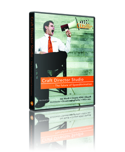 A DVD case for Craft Director Studio featuring a man shouting into a megaphone.