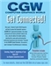 Magazine cover with blue background, large text, and a stylized human figure connected to cables.