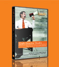 DVD case featuring a man in a white shirt and orange tie shouting into a megaphone.