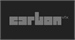 Stylized gray block lettering spelling 'carbon' on a dark background.