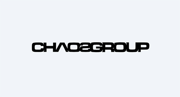 Black stylized text reading CHAOSGROUP on a light gray background.