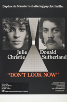 Black and white poster featuring close-up portraits of Julie Christie and Donald Sutherland.
