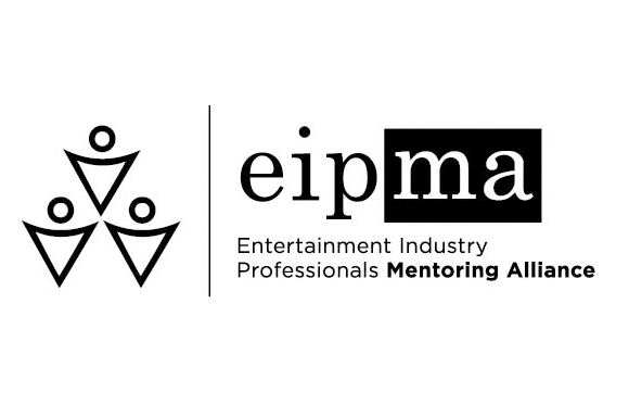 Logo for EIPMA featuring three stylized human figures and the text Entertainment Industry Professionals Mentoring Alliance.