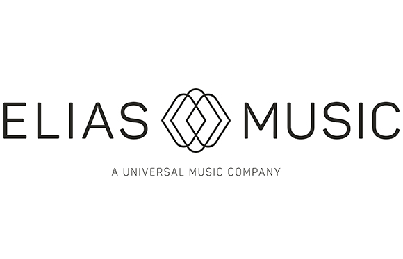 Elias Music logo featuring a geometric diamond icon and the text 'A Universal Music Company'.