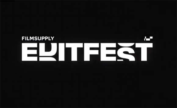 White text reading FILMSUPPLY EDITFEST on a black background.