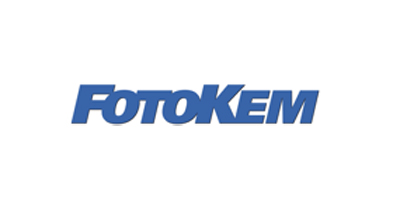 The word FOTOKEM in blue, italicized, sans-serif font on a white background.