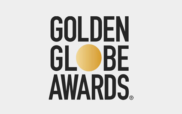 The Golden Globe Awards logo in black text with a gold circle replacing the letter O.
