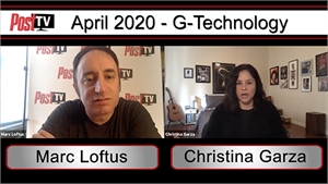 Split screen video call with Marc Loftus on the left and Christina Garza on the right.