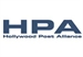 HPA logo with Hollywood Post Alliance text below in dark blue.