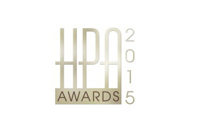 Gold HPA Awards 2015 logo on a white background.