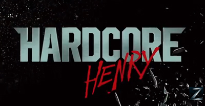 The words HARDCORE in large silver block letters and HENRY in red handwritten script against a dark background.