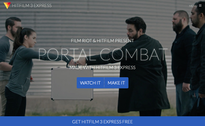 A man and woman reach toward each other over a silver briefcase in a scene from Portal Combat.
