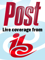 The word Post in red with a white outline, above the text Live coverage from and a red stylized logo that looks like an i and