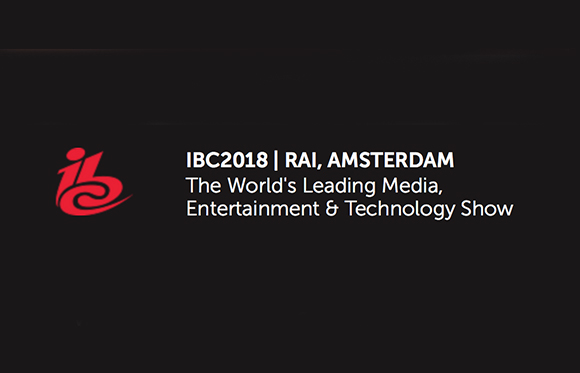 IBC2018 logo and text: IBC2018 | RAI, AMSTERDAM. The World's Leading Media, Entertainment & Technology Show.