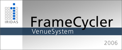 Logo for FrameCycler VenueSystem with the year 2006.