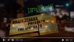 Text overlay reading 'The Viper Room' and 'Killer Tracks Presents The Mutants' over a dark city background.