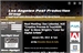 Website for Los Angeles Post Production Group showing meeting details and sponsor logos.