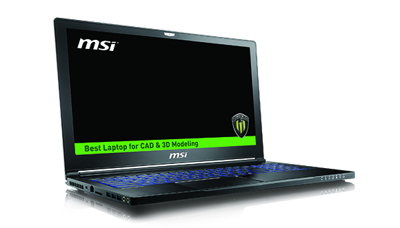 An MSI laptop with a black screen and a glowing blue backlit keyboard against a white background.