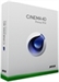 A white software box for Cinema 4D featuring a blue circular graphic.