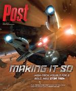 Two futuristic starships in space with "Post" and "MAKING IT SO" headlines. One ship is in the foreground, the other behind i