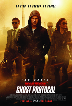 Four people stand in a dramatic, golden-hued pose against a cityscape background.