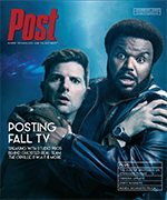 Two men with surprised expressions are featured on the cover of Post magazine, with text overlaying the image.