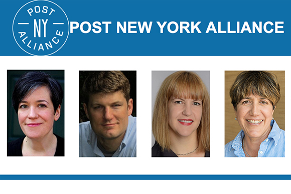 Post New York Alliance logo above four portrait headshots of diverse individuals.