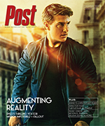 Tom Cruise on the cover of Post magazine, looking to the right with a serious expression.