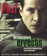 Keanu Reeves on the cover of Post Magazine with the headline "Revolutionary effects".