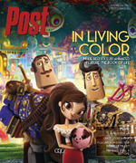 Cover of Post magazine with "In Living Color" headline and characters from "The Book of Life" animated film.