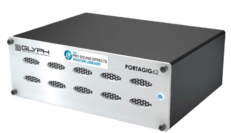 A silver and black rectangular electronic device with ventilation holes and various logos on the front panel.