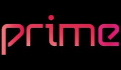The word 'prime' written in a lowercase, sans-serif font with a pink gradient against a black background.